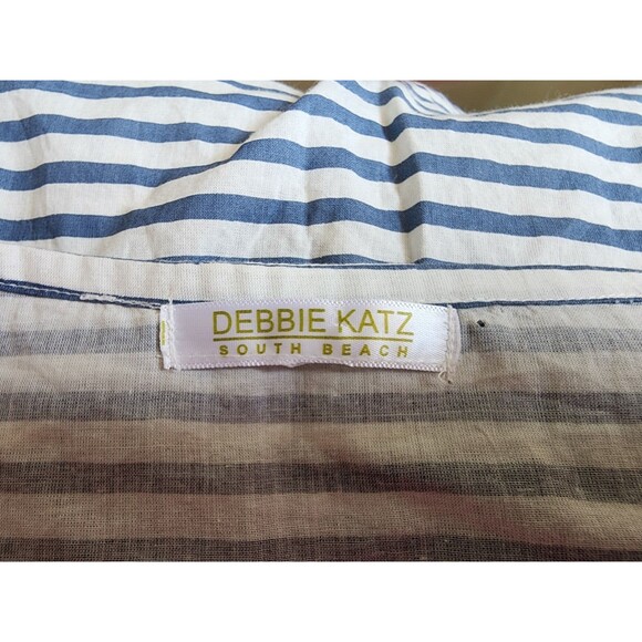 Debbie Katz South Beach Kimono Oversized Top Size Medium Embroidered Boho - Picture 7 of 9